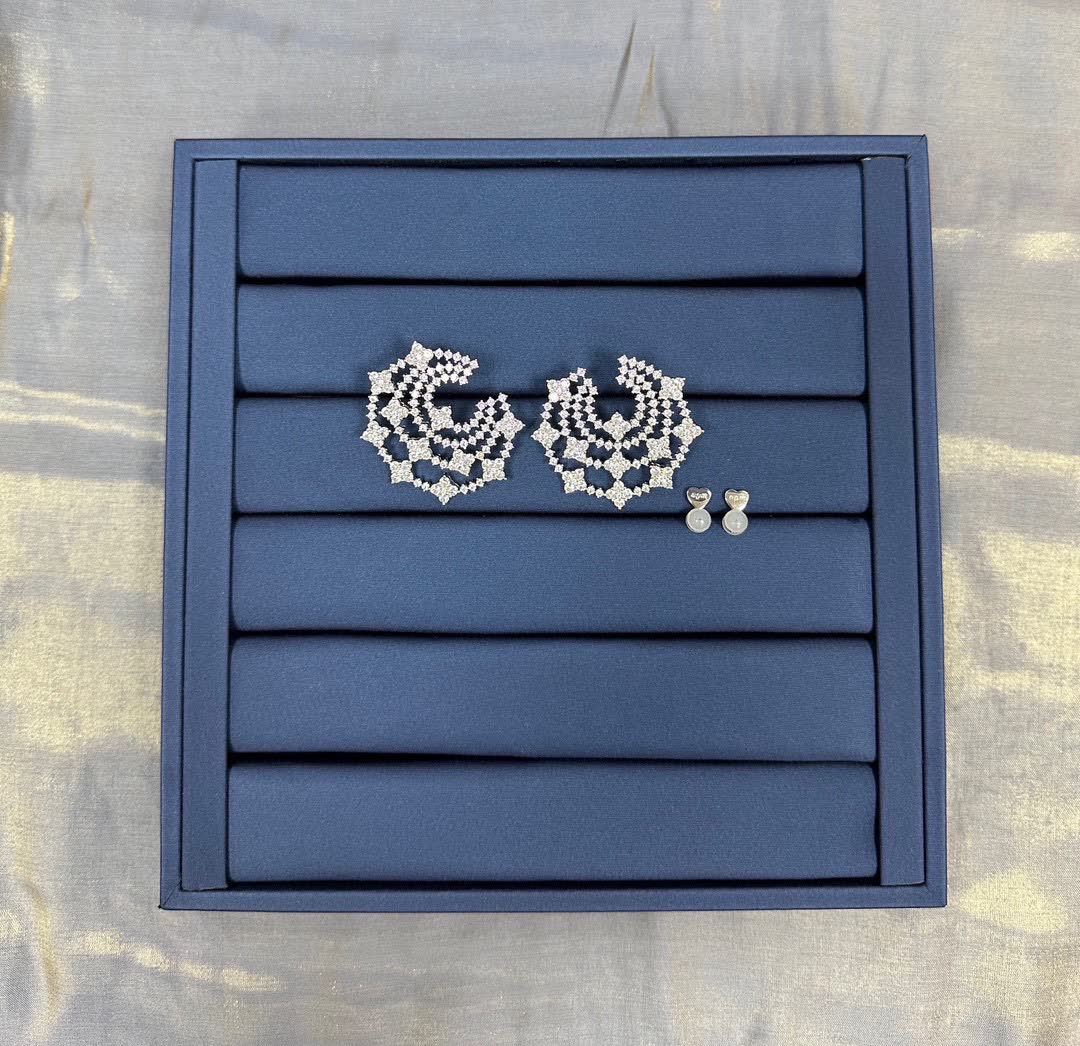 APM Monaco Diamond Stud Earrings